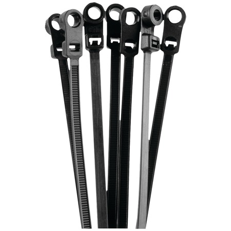 Install Bay Secure 11" Zip Ties with Screw Down, Pack/100 BMCT11